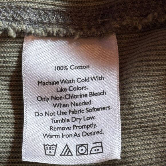 Eddie Bauer 1/4 Zip Sweater Men's 2XL Long Sleeve Pullover Cotton Pre Owned - Picture 9 of 11